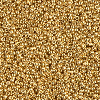Miyuki 15/0 Seed Beads - 15-4202- Duracoat Galvanized Gold