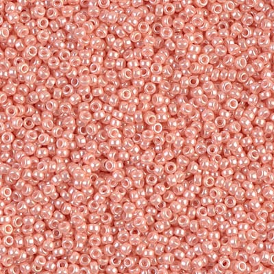 Miyuki 15/0 Seed Beads - 15-429 - Opaque Salmon Ceylon