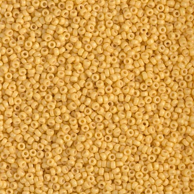 Miyuki 15/0 Seed Beads - 15-4452 - Duracoat Dyed Opaque Banana