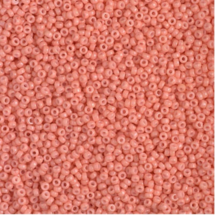 Miyuki 15/0 Seed Beads - 15-4462 - Duracoat Dyed Opaque Dark Salmon