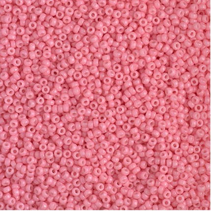 Miyuki 15/0 Seed Beads - 15-4465 - Duracoat Dyed Opaque Guava