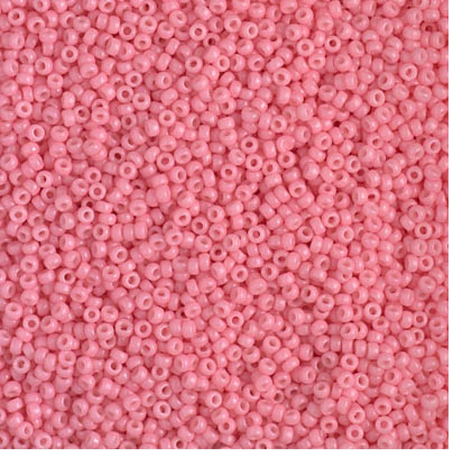 Miyuki 15/0 Seed Beads - 15-4465 - Duracoat Dyed Opaque Guava