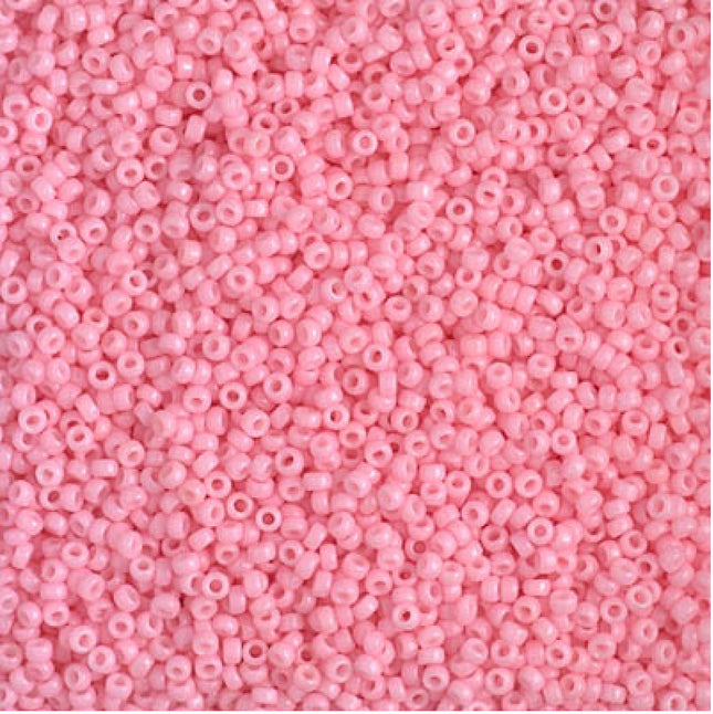 Miyuki 15/0 Seed Beads - 15-4466 - Duracoat Dyed Opaque Light Carnation