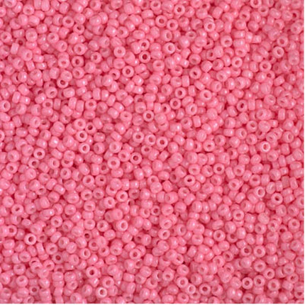 Miyuki 15/0 Seed Beads - 15-4467 - Duracoat Dyed Opaque Carnation