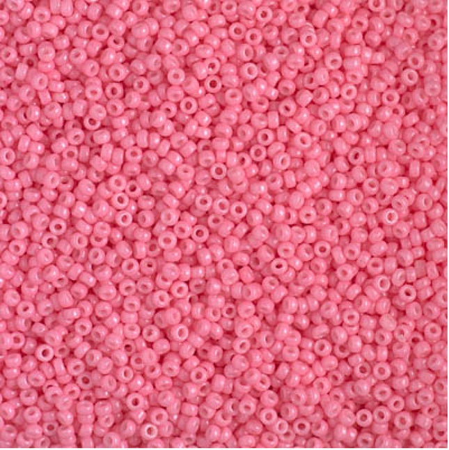 Miyuki 15/0 Seed Beads - 15-4467 - Duracoat Dyed Opaque Carnation
