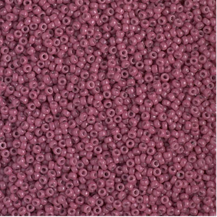 Miyuki 15/0 Seed Beads - 15-4468 - Duracoat Dyed Opaque Pansy