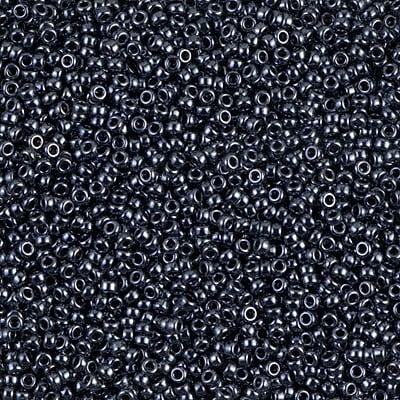 Miyuki 15/0 Seed Beads - 15-451 - Metallic Gunmetal