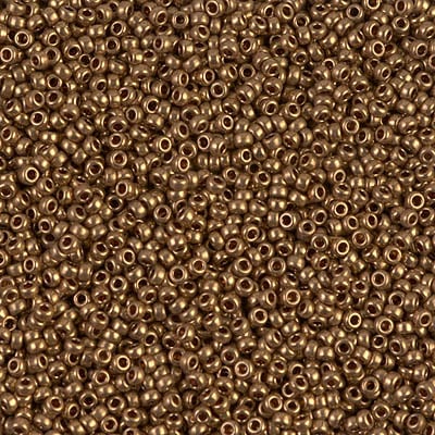 Miyuki 15/0 Seed Beads - 15-457L - Metallic Light Bronze