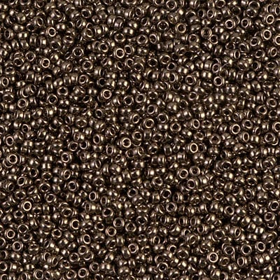 Miyuki 15/0 Seed Beads - 15-457 - Metallic Dark Bronze
