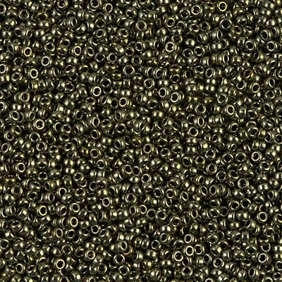 Miyuki 15/0 Seed Beads - 15-459 - Metallic Olive