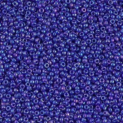 Miyuki 15/0 Seed Beads - 15-484 - Opaque Cobalt AB