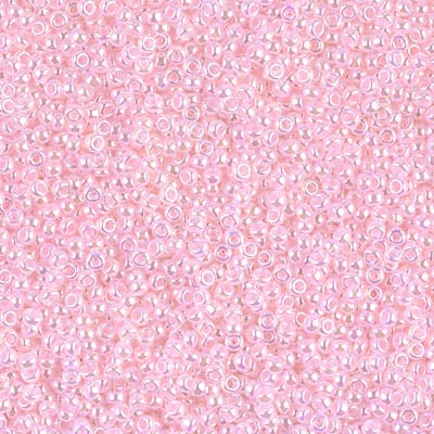 Miyuki 15/0 Seed Beads - 15-517 - Pale Pink Ceylon