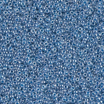 Miyuki 15/0 Seed Beads - 15-545 - Dark Sky Blue Ceylon