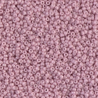 Miyuki 15/0 Seed Beads - 15-599 - Opaque Antique Rose Luster