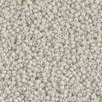 Miyuki 15/0 Seed Beads - 15-600 - Opaque Limestone Luster