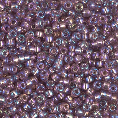 Miyuki 8/0 Seed Beads - 8-1012 - Silverlined Smoky Amethyst AB
