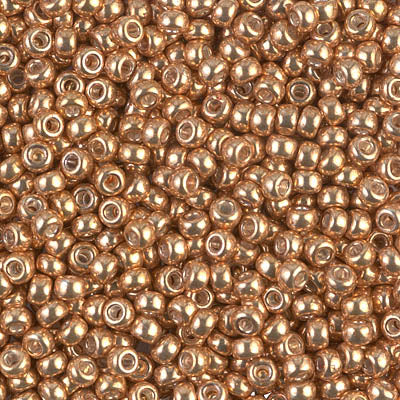 Miyuki 8/0 Seed Beads - 8-1053 - Galvanized Yellow Gold