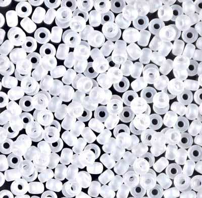 Miyuki 8/0 Seed Beads - 8-131FR - Matte Crystal AB