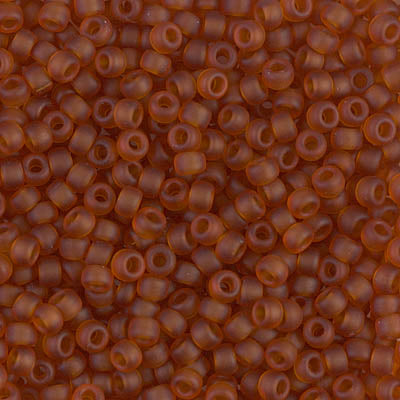 Miyuki 8/0 Seed Beads - 8-133F - Matte Transparent Topaz