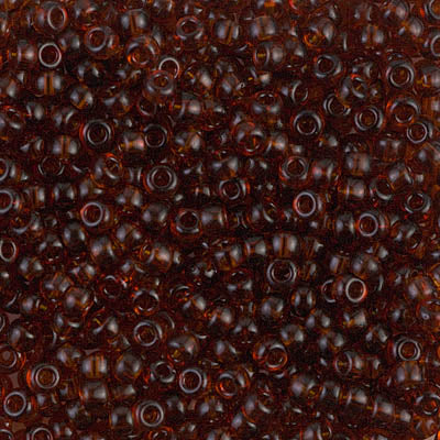 Miyuki 8/0 Seed Beads - 8-134 - Transparent Dark Topaz