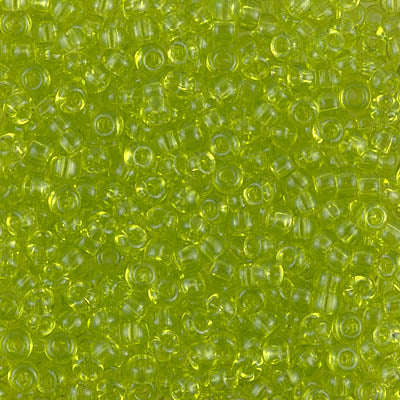Miyuki 8/0 Seed Beads - 8-143 - Transparent Chartreuse