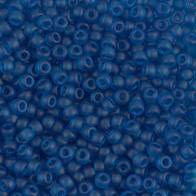 Miyuki 8/0 Seed Beads - 8-149F - Matte Transparent Capri Blue