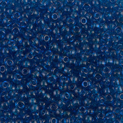 Miyuki 8/0 Seed Beads - 8-149 - Transparent Capri Blue