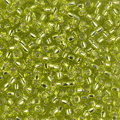 Miyuki 8/0 Seed Beads - 8-014 - Silver Lined Chartreuse