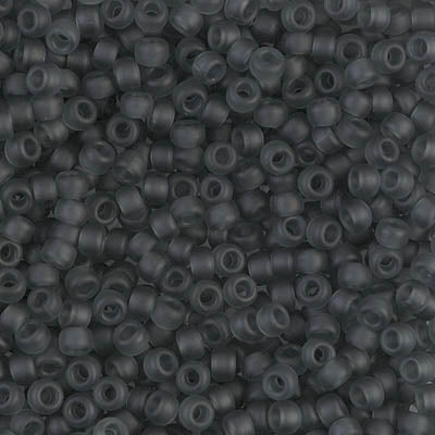 Miyuki 8/0 Seed Beads - 8-152F - Matte Transparent Gray