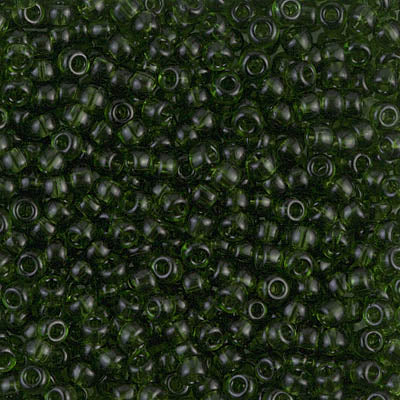 Miyuki 8/0 Seed Beads - 8-158 - Transparent Olive