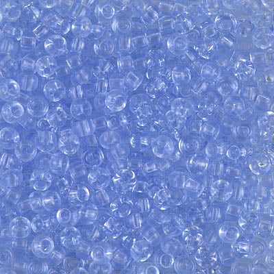 Miyuki 8/0 Seed Beads - 8-159L - Transparent Light Cornflower Blue
