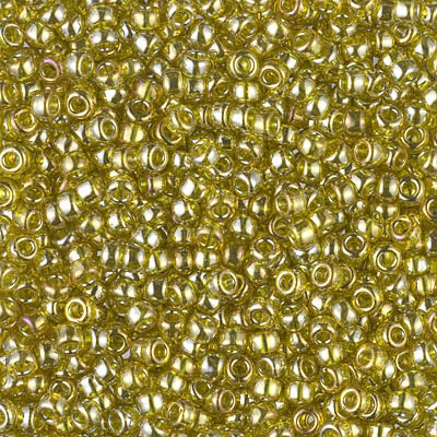 Miyuki 8/0 Seed Beads - 8-1889 - Tr Golden Olive Luster