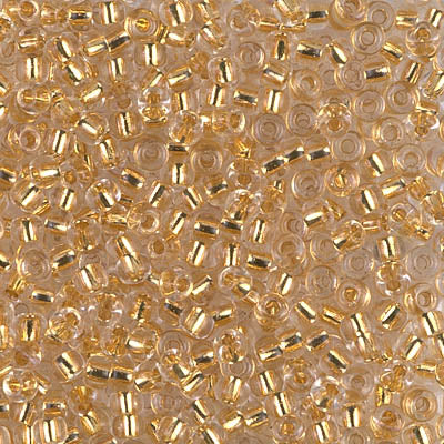 Miyuki 8/0 Seed Beads - 8-195 - 24kt Gold Lined Crystal