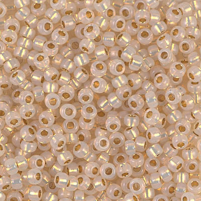 Miyuki 8/0 Seed Beads - 8-196 - 24kt Yellow Gold Lined Opaque