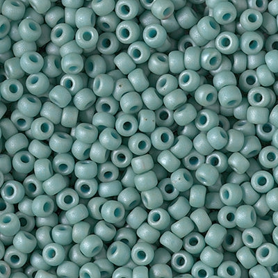 Miyuki 8/0 Seed Beads - 8-2028 - Matte Op Sea Foam Luster