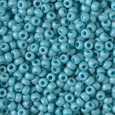 Miyuki 8/0 Seed Beads - 8-2029 - Matte Op Turquoise Blue Luster