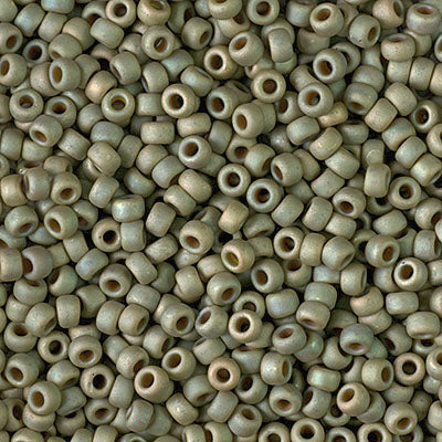 Miyuki 8/0 Seed Beads - 8-2033 - Matte Op Lt Olive Luster