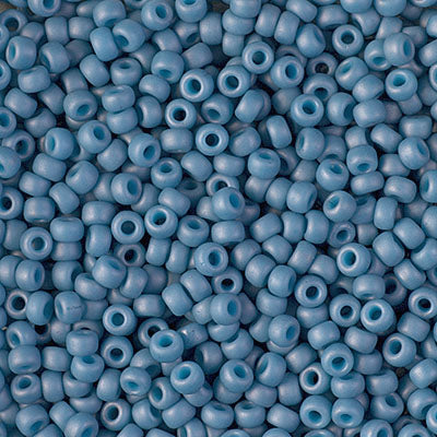Miyuki 8/0 Seed Beads - 8-2074 - Matte Op Pale Denim Luster