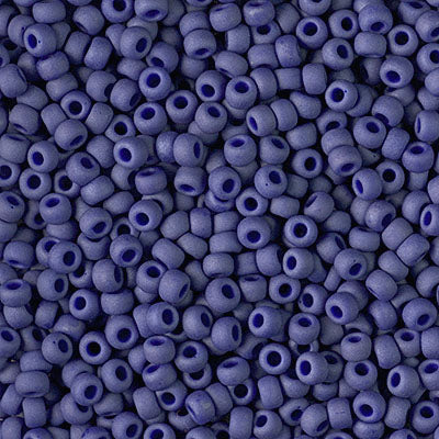 Miyuki 8/0 Seed Beads - 8-2075 - Matte Op Cobalt Luster