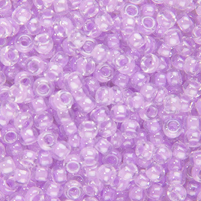 Miyuki 8/0 Seed Beads - 8-222 - Orchid Lined Crystal