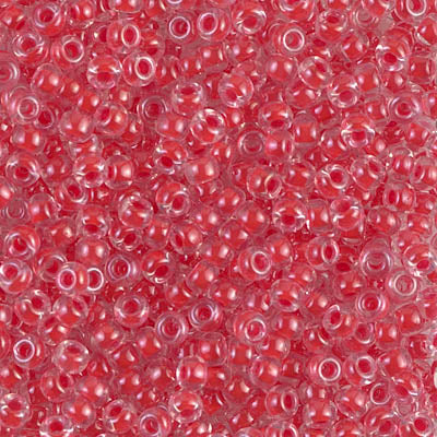 Miyuki 8/0 Seed Beads - 8-226 - Dark Coral Lined Crystal