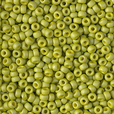 Miyuki 8/0 Seed Beads - 8-2316 - Matte Opaque Lime