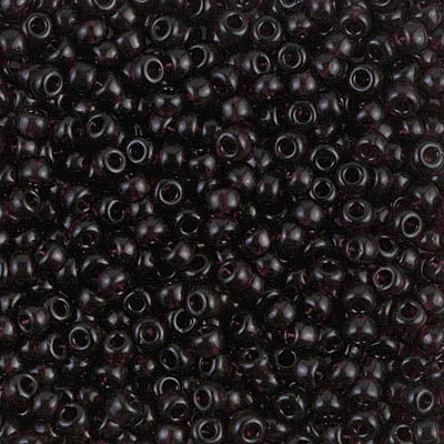 Miyuki 8/0 Seed Beads - 8-2402 - Tr Extra Dk Smoky Amethyst