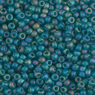 Miyuki 8/0 Seed Beads - 8-2405FR - Matte Transparent Teal AB