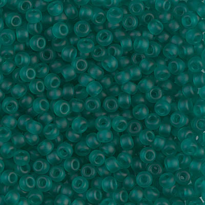 Miyuki 8/0 Seed Beads - 8-2405F - Matte Transparent Teal