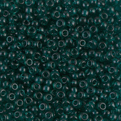 Miyuki 8/0 Seed Beads - 8-2406 - Tr Dk Teal