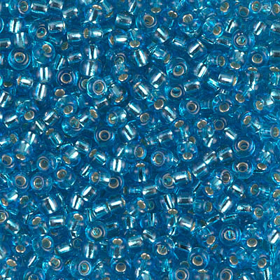 Miyuki 8/0 Seed Beads - 8-2429 -  S/L Dk Aqua