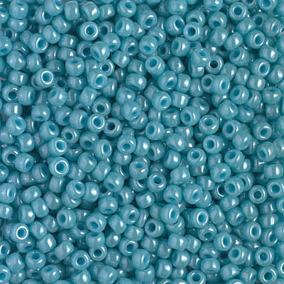 Miyuki 8/0 Seed Beads - 8-2470 - Op Turquoise Green Luster