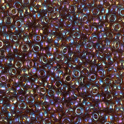 Miyuki 8/0 Seed Beads - 8-257 - Transparent Topaz AB