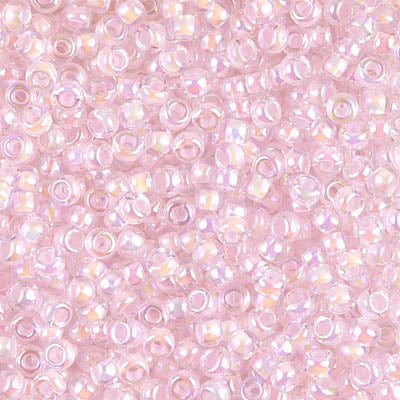 Miyuki 8/0 Seed Beads - 8-272 - Pink Lined Crystal AB